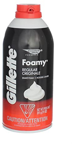 Gillette Foamy Shave Foam Regular 11 Ounce (325ml) (2 Pack)