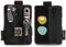 VIPERADE VE15 Mini EDC Pouch Pocket Organiser, Mini Pocket Tool Pouch with DIY Patches Area, Wallet Coin Purse for EDC, Easy Access for Carabiner Keychain -Black