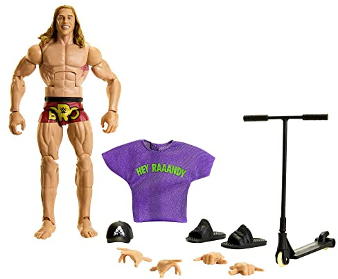 WWE Action Figures | WWE Elite Riddle Figure with Accessories | Collectible Gifts, HKN74