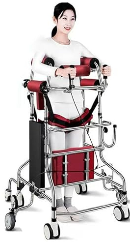 Joyfitness Gehwagen für Senioren, Walker mit 8 Lenkrollen, Gehhilfe für ältere Menschen, Gehbock,höhenverstellbar