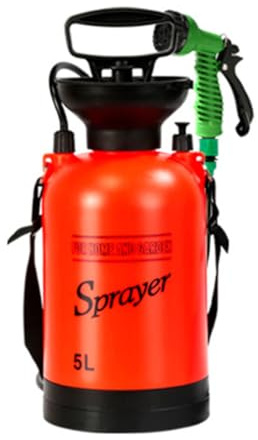 EHOTER Douche De Camping, Douche Solaire Portable, 5L Sac De Douche Portable à Pression, Outil De Bain D'été pour Voyage Randonnée Camping Escalade (Rouge*1)