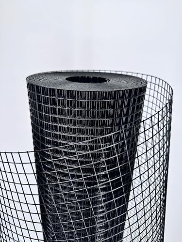 METAMESH Black Hardware Cloth 1/2 in 36 x 100 ft 19 Gauge Wire Mesh