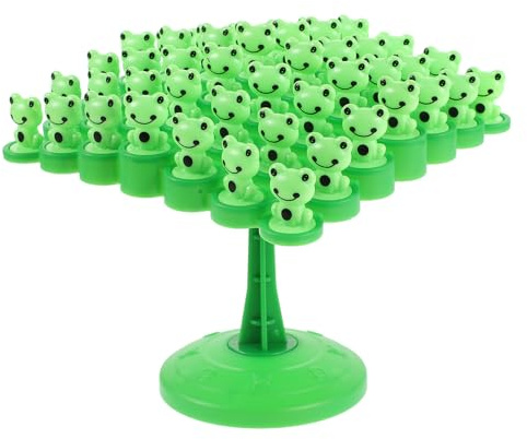 BESPORTBLE Jeu d'empilage d'équilibre - Jouet éducatif Montessori - Jeu de Table en Forme de Grenouille - Accessoire de développement de la motricité Fine pour Enfants