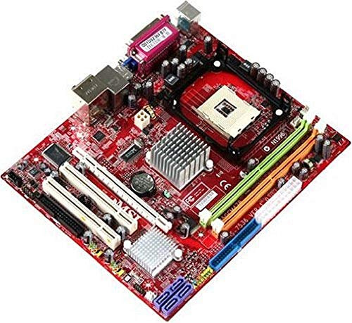 MSI Intel Socket (478 P4 M-ATX, Mobo, VGA, LAN, Sound, 2x DDR2 667)