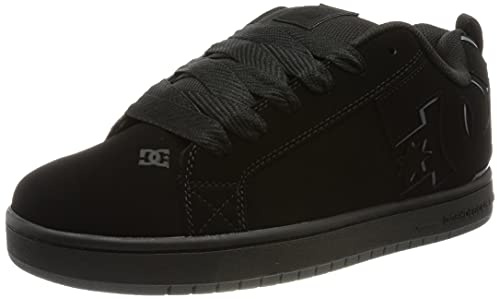 DC Shoes Homme Court Graffik Chaussures de Skateboard, Noir et Blanc, 50 EU