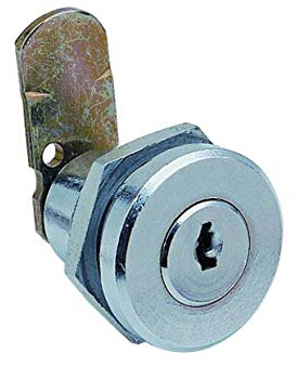 Tesa Assa Abloy 61V019Cr2 Zylinderschloss für Briefkästen, Chrom, D8-L38