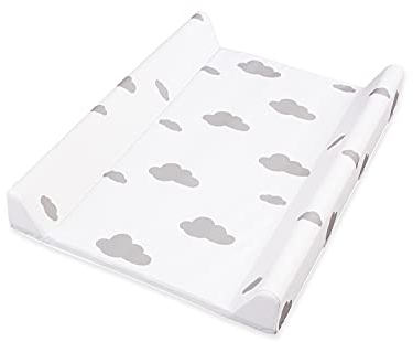Pinolino 72012-8 Wickelablage, Folie, „Clouds“ -Design, Grau, 1 Stück