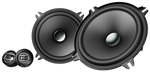 Pioneer TS-A1300C Serie A 5-1/4 Potenza massima 300 W, cono IMPP rinforzato al carbonio/mica, tweeter PI da 20 mm - Altoparlanti componenti (coppia)