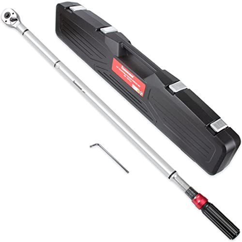 FOURROBBER 3/4-inch Drive Click Torque Wrench Dual-Direction Adjustable Torque Wrench 200-800NM