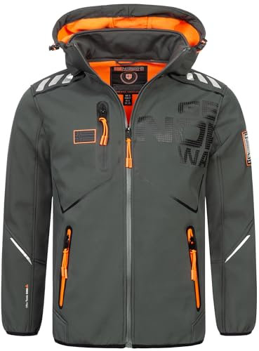Geographical Norway Otoño Invierno Chaqueta Softshell Exterior Lluvia Transición Production H-H, gris oscuro, S