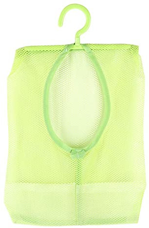 SEAFRONT Hängender Aufbewahrungstasche, Mehrzweck Badezimmer Aufbewahrungskorb Dusch Hängeregal Camping Mesh Socken Strümpfe, Kosmetik, Shampoo Hängeaufbewahrung Organizer Halter (Grün)