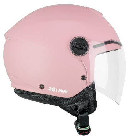 CGM Helm mit offenem Gesicht, 261A Mini Mono Pink matt, YM (49 – 50 cm)