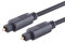 PADCR Toslink Optisches Digital-Audiokabel Glasfaserkabel für Soundbar, TV, Verstärker, Heimkino, Stereoanlage, Boxen (1m)