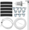 XQZMD Kraftstoff Standrohr Set mit 1 Ölfilter + 5 Verbindungsrohr + 10 Schlauchschelle + 2 Verbindungsrohr + 1 Filter, für Eberspächer/Webasto-Heizung