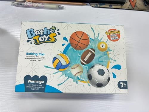 LEADSTAR Juguetes Naño Bebé, 6 Pelotas sin Agujeros Juguetes bañera Bebe con luz, Flotador Juguete De Bañera para Divertirse en el Baño, Set de Jugute de Baño para niños pequeños o niños/niñas