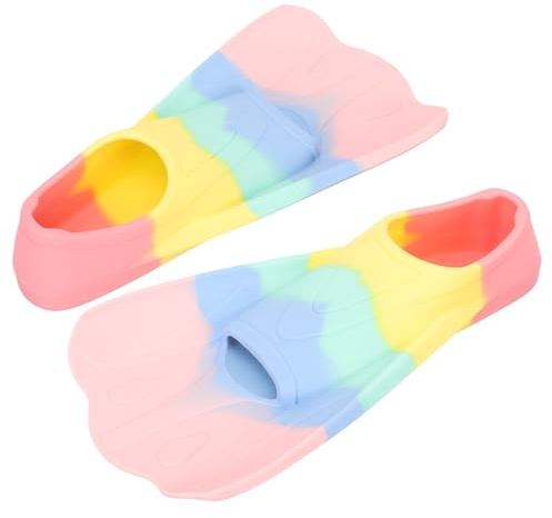 GOOHOCHY Silicone Boys and Girls Swimming Fins Snorkeling Flippers for Boys Girls Swimming Training Fins Diving for and Pool Toys