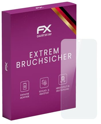 atFoliX Protection Écran Film de verre en plastique compatible avec Cepter Nivo V2 Verre film protecteur, 9H Hybrid-Glass FX Protection Écran en Verre trempé de plastique