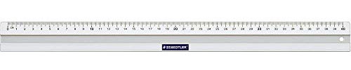 Staedtler Règle en aluminium anti-dérapante de 40 cm, Livrée sous étui plastique, 563 40
