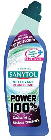 Sanytol Gel WC Désinfectant Surpuissant 750 ml Lot de 3
