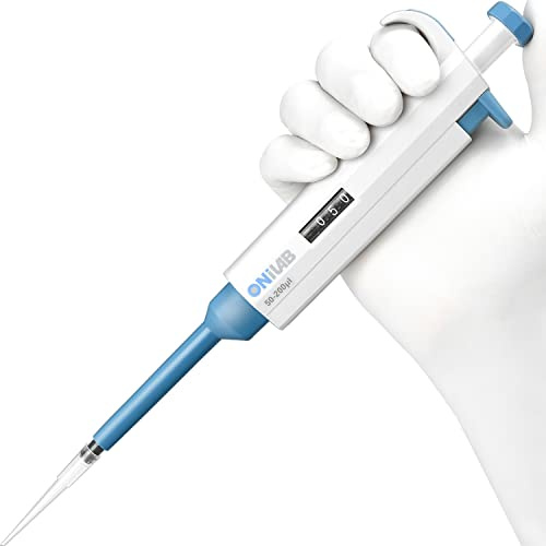 ONiLAB 50-200ul Pipettes manuelles à volume variable réglables de haute précision…