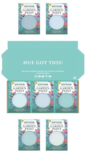 Rust-Oleum Garden Paint in Satin Finish – Soft Blues Tester Box