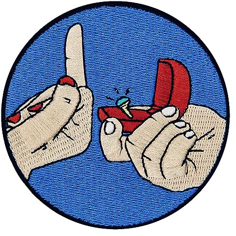 Aufnäher, bestickt, Design: Nicht lieben Verlierer Verlierer, zum Aufbügeln oder Aufnähen