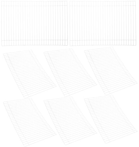FRCOLOR Corralito para Mascotas Pequeño de Hierro Blanco, Fácil de Desmontar y Resistente a Arañazos, Adecuado para Jardín y Uso Interior