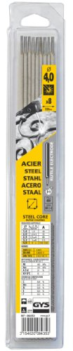 Abratools - Juego electrodo gys diámetro 4,0mm acero (blister 8u)