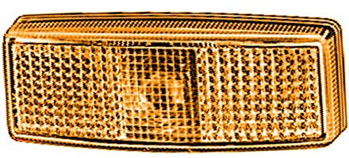 HELLA 2PS 006 717-031 Seitenmarkierungsleuchte - Begrenzungsleuchte - Anhänger - Wohnwagen - Halogen - 12V - Schraubanschluss/Anbau - ADR/GGVS - Lichtscheibenfarbe: gelb - rechts/links - Menge: 1
