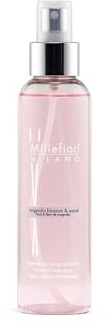 Millefiori Magnolia blomma och trä lyxig rumsspray naturlig 150 ml, plast, rosa, 4,6 x 4 x 17 cm