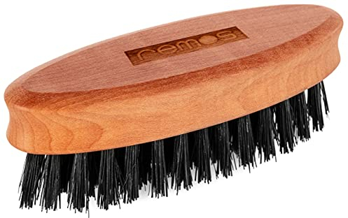 REMOS Bartbürste mit 100% Wildschweinborste aus heimischem Birnbaumholz