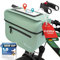 MIVELO Lenkertasche Fahrrad für KLICKfix inkl. Adapter - 100% wasserdicht - Fahrradtasche Lenker - abnehmbares Handyfach - Lenkertasche - Tasche Lenker - E-Bike tauglich (Mint mit Adapter)