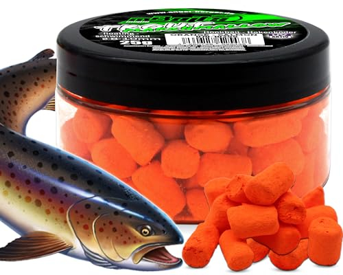 Angel-Berger Magic Baits Marshmallow Forellenköder schwimmend Trout Bait Forellenteig Angelköder Forelle (Salmon - Orange)