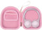 Headphone Case Compatible with JBL Tune 510BT/ 520BT/ for Sony WH-CH520/510/ for JBL Live 460NC/670NC Wireless On-Ear Headphones, Bluetooth Head Phones Protective Storage Bag for Charging Cable -Pink