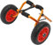 Kajakwagen Faltbar Aluminium Schaumstoffräder 80Kg/176.37lbs Tragfähigkeit Leicht Tragbar für den Transport von Kajaks Kanus Paddelboards