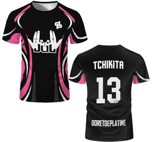 Tee-Shirt Confortable pour Fans T-Shirt JUL Hommes Femmes, Maillot de Foot JUL Enfant, Cadeaux des Fans Plusieurs Disponible