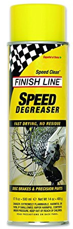 Finish Line Speed Degreaser Bicycle Cleaner & Degreaser, 17-Ounce Aerosol Spray