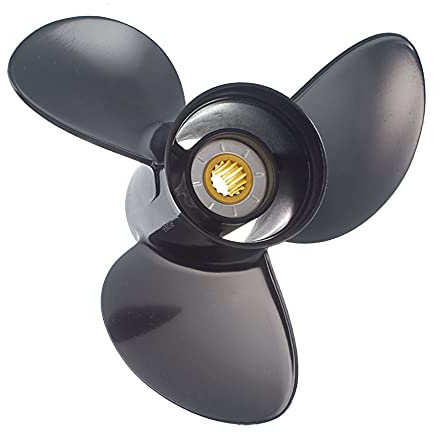 SOLAS 5011-078-09 Amita 3 Aluminium-Propeller mit 3 Flügeln, rechts, 19,8 cm Durchmesser x 22,9 cm Teilung x 12-Spline