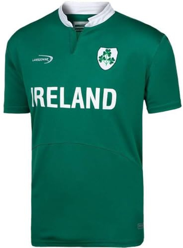 Lansdowne Green Ireland Shamrock Performance Rugby Shirt (X Large)