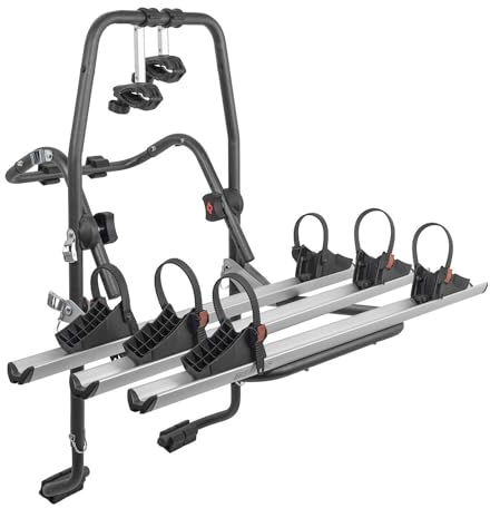 Menabo Fahrradträger 3 Fahrräder für Ford B-Max 2012-2025 Alu Schwarz Silber