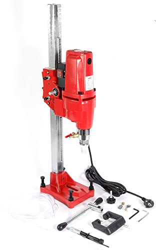 TIXBYGO Säulenbohrmaschine Ständerbohrmaschine Kernbohrmaschine Tischbohrmaschine Professional Drill Press Standbohrmaschine Tischbohrmaschinen (Ø165mm, 3300W, 800 U/min)