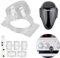 Herd Kindersicherung Set, 7 Pack, Herdknopf Abdeckung und Backofentür Sicherung, in Transparent und Schwarz, für Drehknöpfe mit max. Ø 41 x 33 mm, min. 51 mm Knopf Abstand, Herdtür Babysicherung Taste