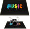 Schlagzeugteppich, Schlagzeugmatte, Elektrischer Schlagzeugteppich, Schalldichte Teppichpolster, Schlagzeugzubehör für E-Drums, Jazz-Drum-Set, Geschenk für Schlagzeuger, Schlagzeugzubehör,47x63