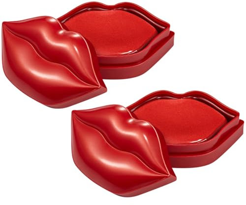 FRCOLOR Lippenmaske 40 Stück Gel Lippenpads Feuchtigkeitspflege Für Trockene Und Rissige Lippen Wiederverwendbar Für Lippenpflege Und Schlafmaske