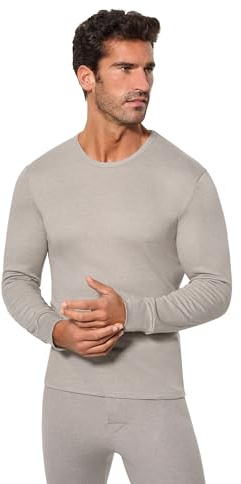 Abanderado Camiseta de Manga Larga Térmico Fibra de Invierno Hombre x1
