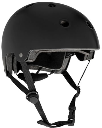 ATTABO Unisex-Youth Genes Jr Fahrradhelm, Schwarz, S (48-54cm)