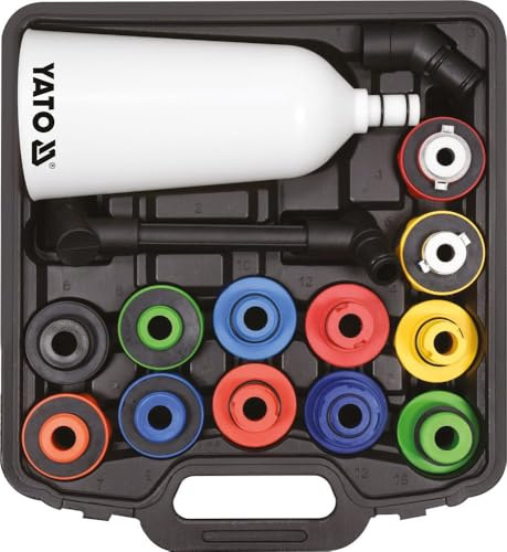 ÖL Einfülltrichter Set Einfüllstutzen 15 Tlg Trichter Adapter Motoröl KFZ Einfüllhilfe für Audi, VW, Seat, Mercedes, Ford