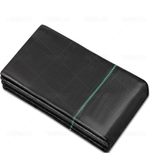 Heavy-Duty Weed Control Black Fabric Membrane Polypropylene Corrosion Membrane - Artificial Grass Underlay Landscape Barrier for Gardens, Patios, and Flower Beds (weed membrane 3mx4m)