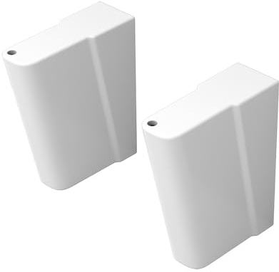 Coppia Piedini Da Appoggio Per Pilozzo Lavatoio 75x61 Cm Linea Messico, Alti 40 Cm, In Ceramica Bianco Lucida Dal Design Moderno