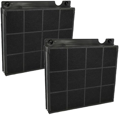 vhbw 2x Filtres à charbon actif remplacement pour Elica F00333S, F00333, TV008A pour hotte aspirante